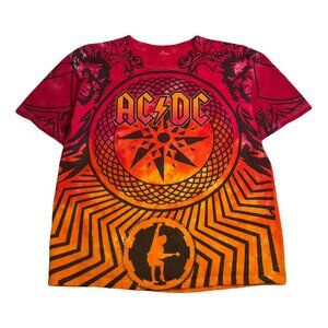 2009 AC DC Black Ice World Tour Tie Dye Tee S
